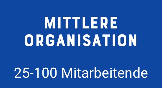Mittelgrosse Organisation
